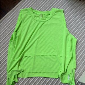 FP Movement by Free People Lime Green Muscle Tee